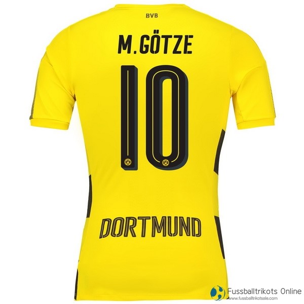 Borussia Dortmund Trikot Heim M.Gotze 2017-18 Fussballtrikots Günstig